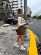 SOFT MOCHA SKIRT SET